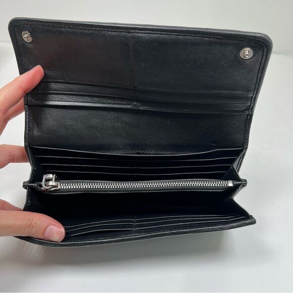 Miu Miu Matelasse Long Walllet With Crystals - Picture 3 of 9